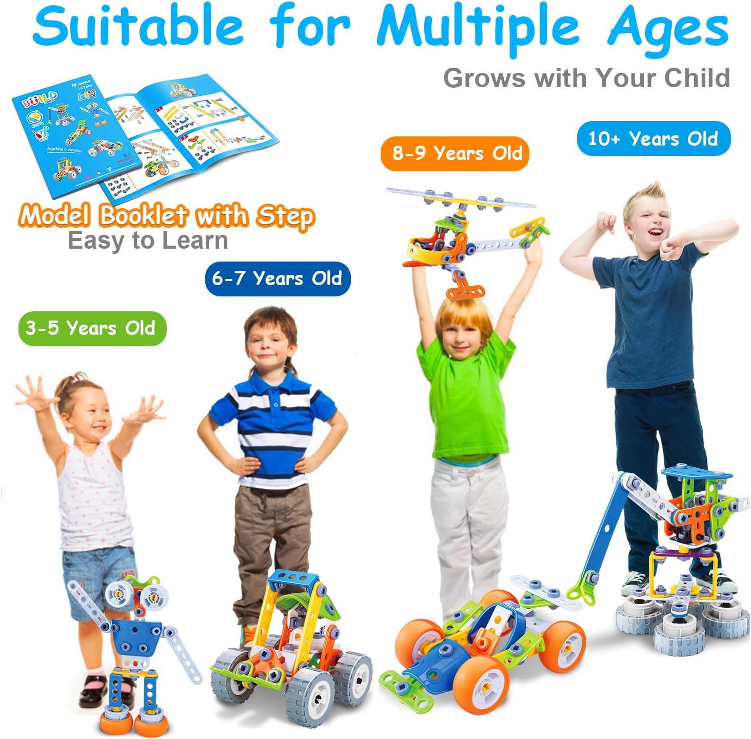 Educational Building Set ( 10 in 1 Stem Toys )