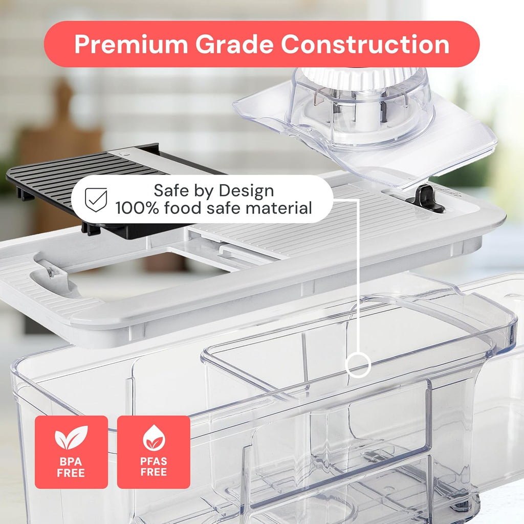 XL Vegetable Chopper & Mandoline Slicer