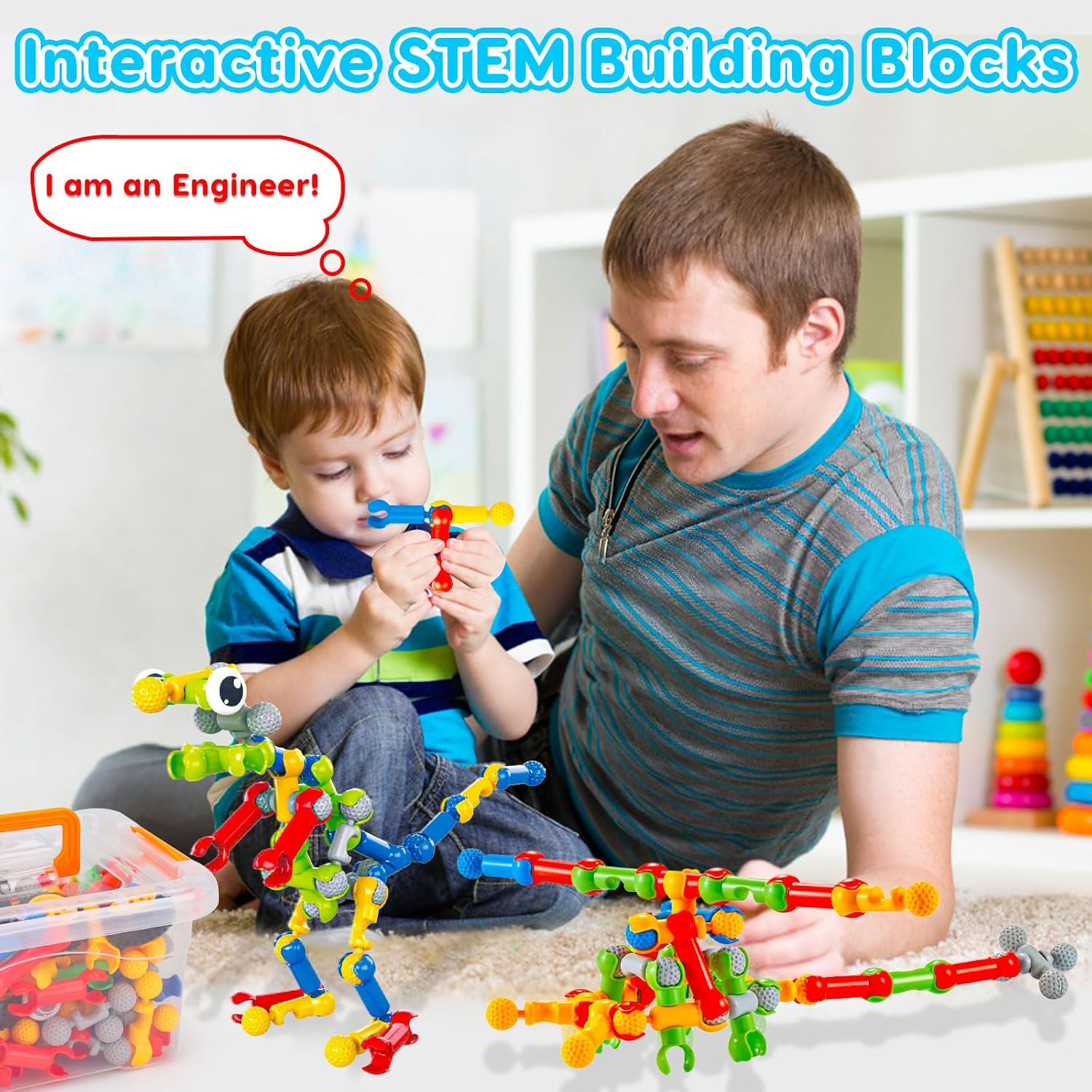 Stem Building Blocks For Pre- Schoolers