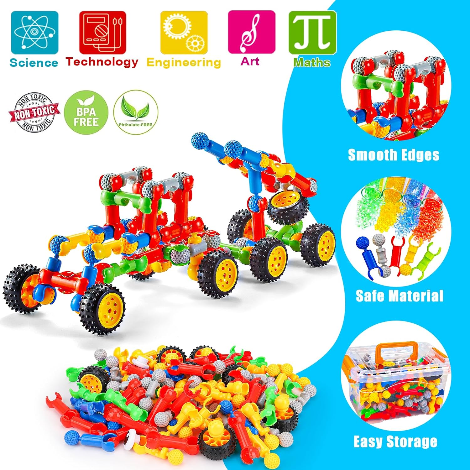 Stem Building Blocks For Pre- Schoolers