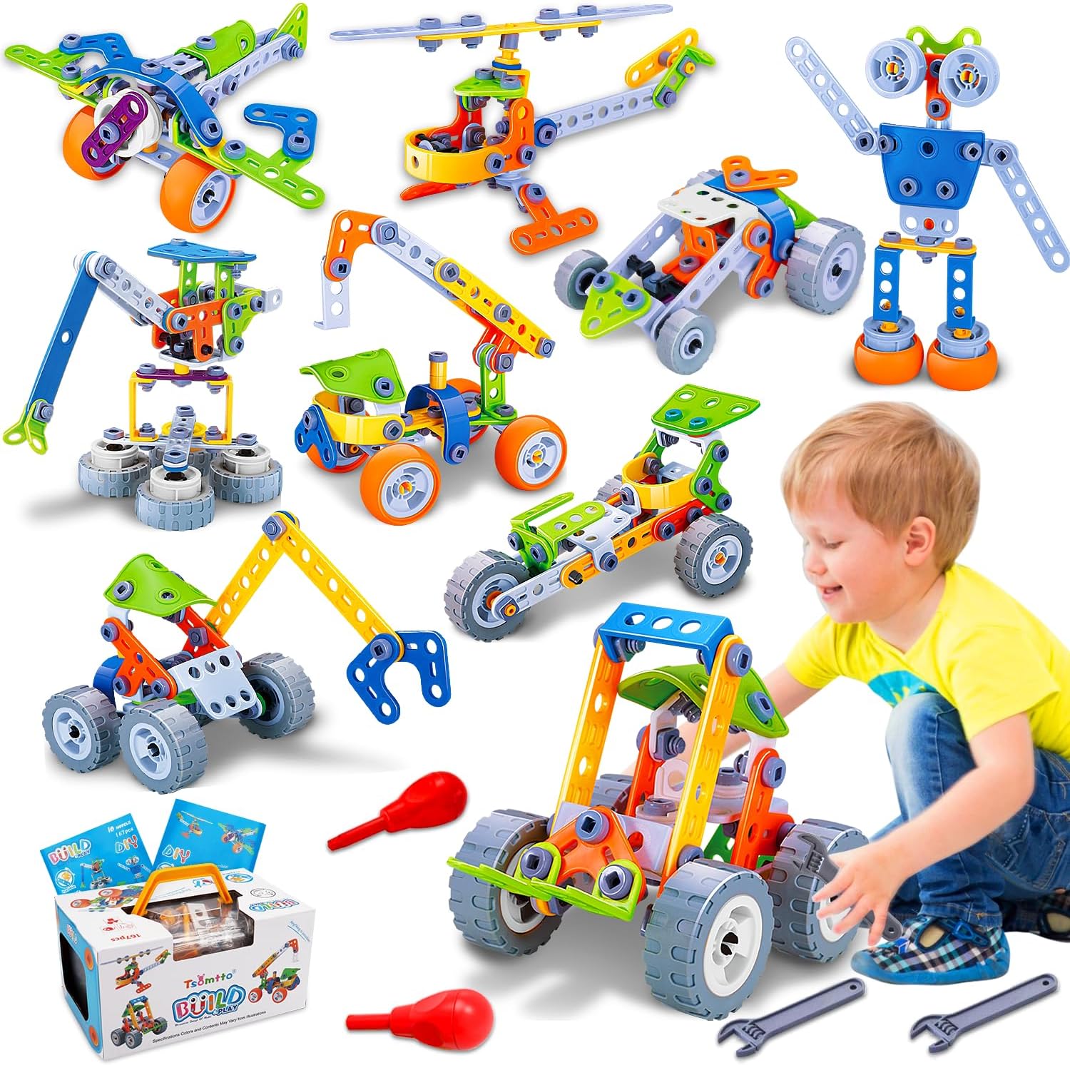 Educational Building Set ( 10 in 1 Stem Toys )
