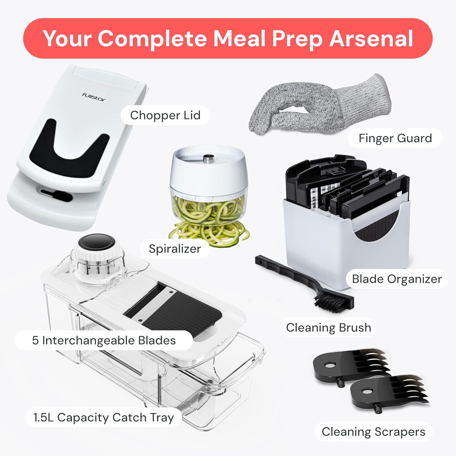 XL Vegetable Chopper & Mandoline Slicer